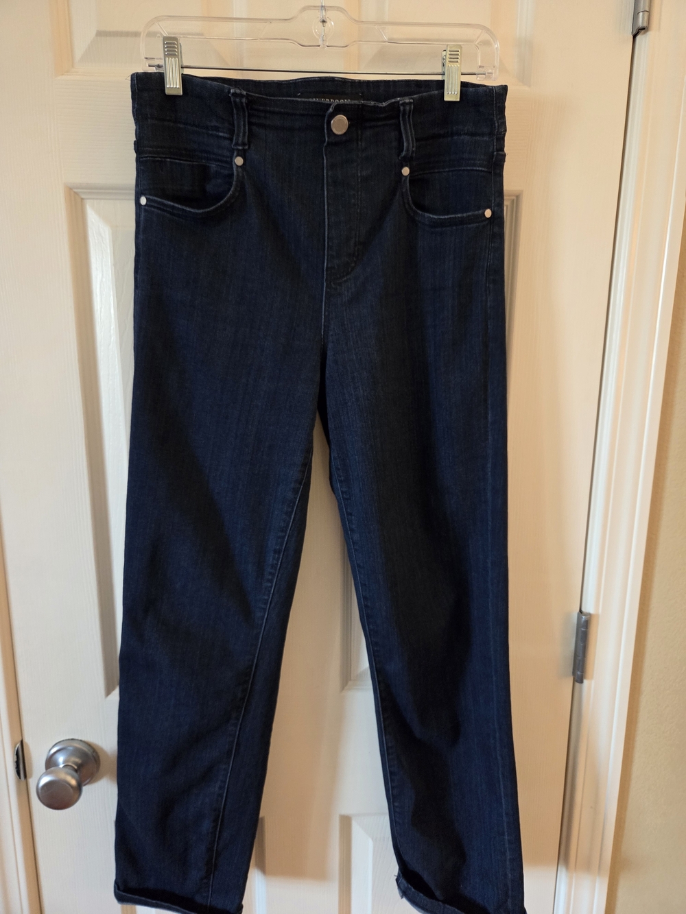 Liverpool Women's Dark Blue Straight-Leg Jeans